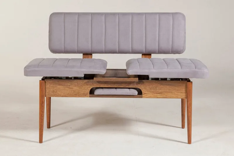 Shundrea Benk 85 cm - Valnøtt - Møbler - Stoler & lenestoler - Benk