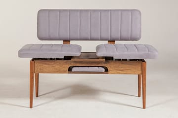 Shundrea Benk 85 cm - Valnøtt - Møbler - Stoler & lenestoler - Benk