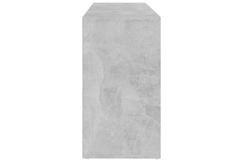 Skobenk betonggrå 103x30x54,5 cm sponplater - Grå - Gangoppbevaring - Skohylle med benk