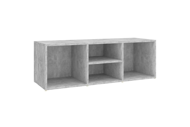 Skobenk betonggrå 105x35x35 cm sponplate - Grå - Møbler - Stoler & lenestoler - Benk - Skohylle med benk