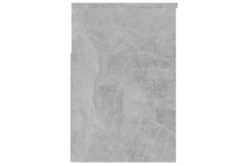 Skobenk betonggrå 60x30x45 cm sponplater - Grå - Møbler - Stoler & lenestoler - Benk - Skohylle med benk