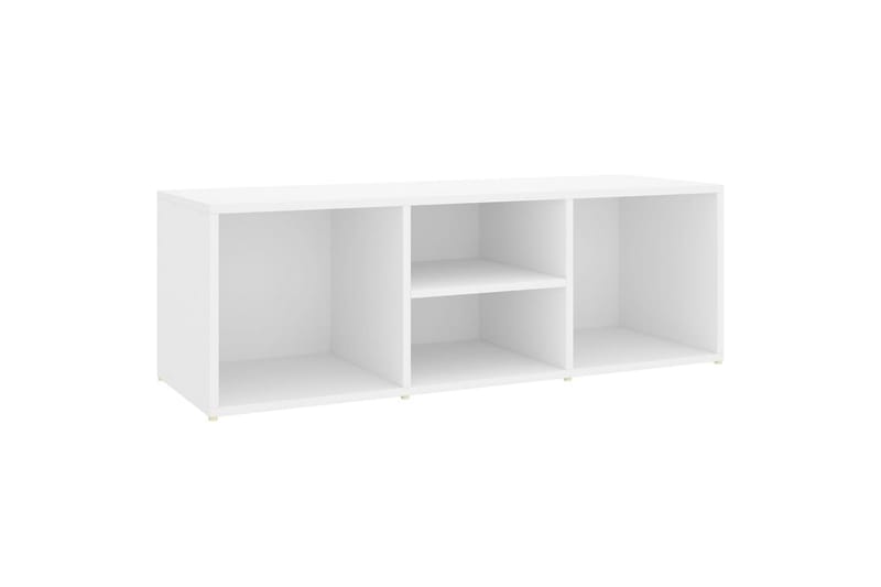 Skobenk hvit 105x35x35 cm sponplate - Hvit - Møbler - Stoler & lenestoler - Benk - Skohylle med benk