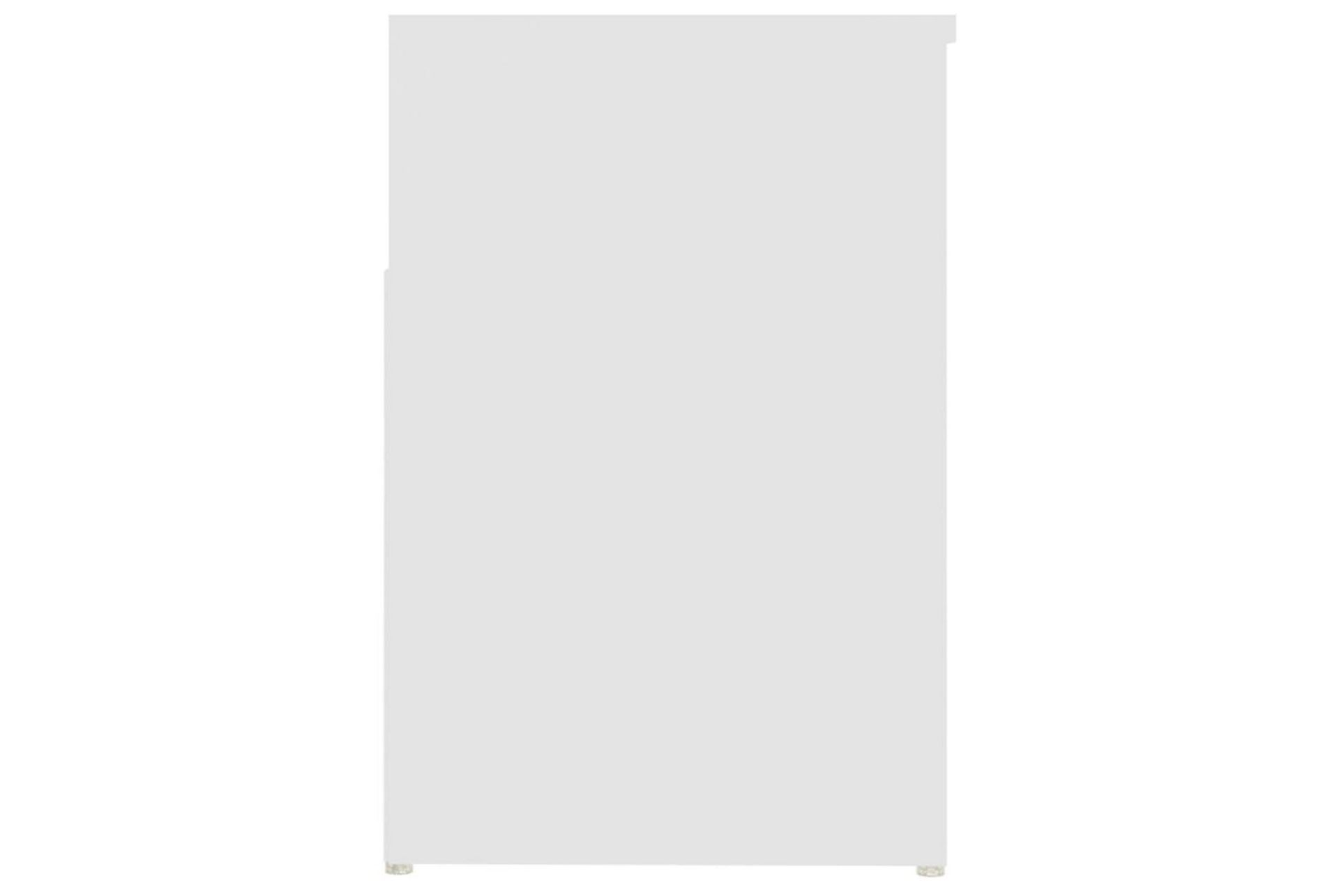Skobenk hvit 80x30x45 cm sponplater - Hvit - Møbler - Stoler & lenestoler - Benk - Skohylle med benk
