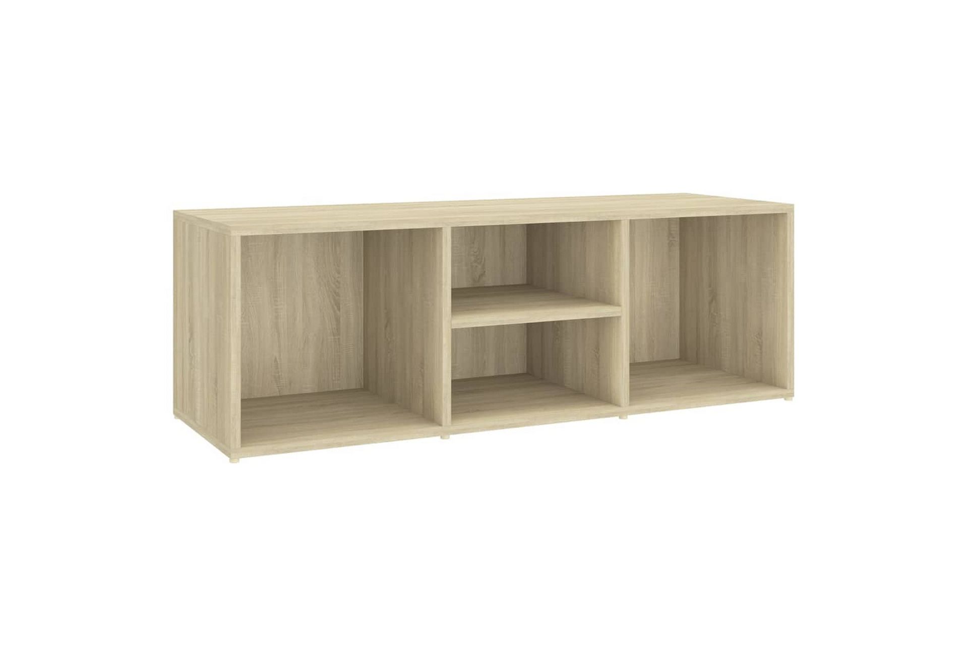 Skobenk sonoma eik 105x35x35 cm sponplate - Brun - Møbler - Stoler & lenestoler - Benk - Skohylle med benk
