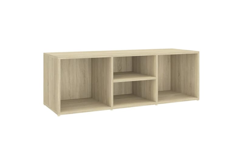 Skobenk sonoma eik 105x35x35 cm sponplate - Brun - Møbler - Stoler & lenestoler - Benk - Skohylle med benk