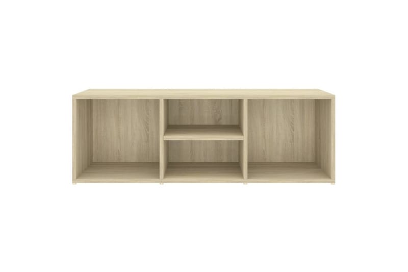 Skobenk sonoma eik 105x35x35 cm sponplate - Brun - Møbler - Stoler & lenestoler - Benk - Skohylle med benk