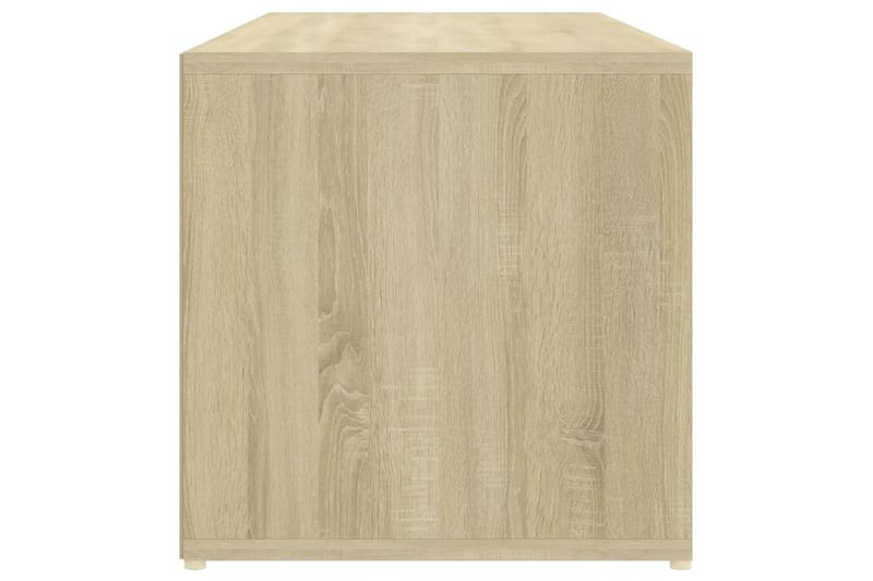Skobenk sonoma eik 105x35x35 cm sponplate - Brun - Møbler - Stoler & lenestoler - Benk - Skohylle med benk