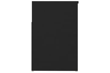 Skobenk svart 80x30x45 cm sponplater - Svart - Møbler - Stoler & lenestoler - Benk - Skohylle med benk