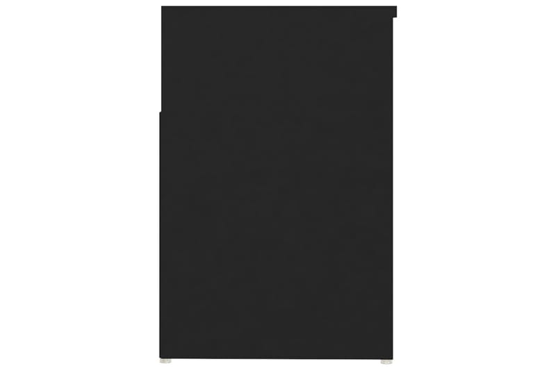 Skobenk svart 80x30x45 cm sponplater - Svart - Møbler - Stoler & lenestoler - Benk - Skohylle med benk