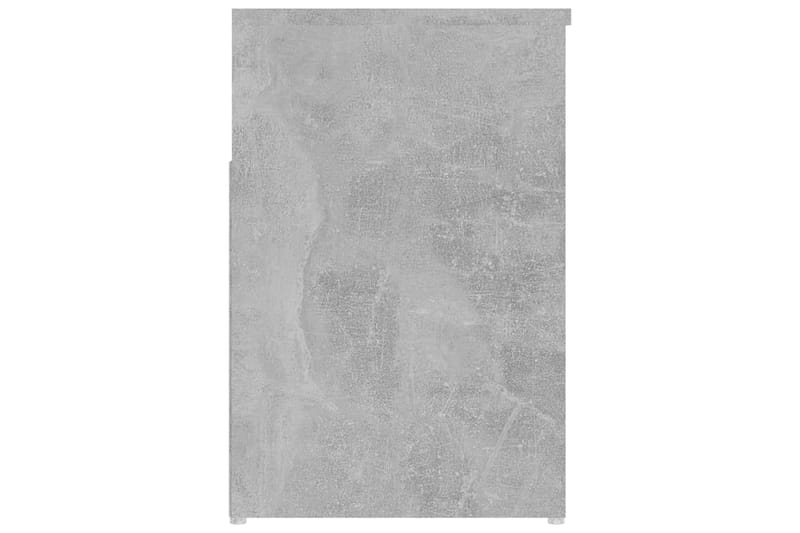 Skobenk betonggrå 80x30x45 cm sponplater - Grå - Møbler - Stoler & lenestoler - Benk - Skohylle med benk