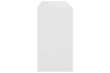 Skobenk hvit 103x30x54,5 cm sponplater - Hvit - Møbler - Stoler & lenestoler - Benk - Skohylle med benk