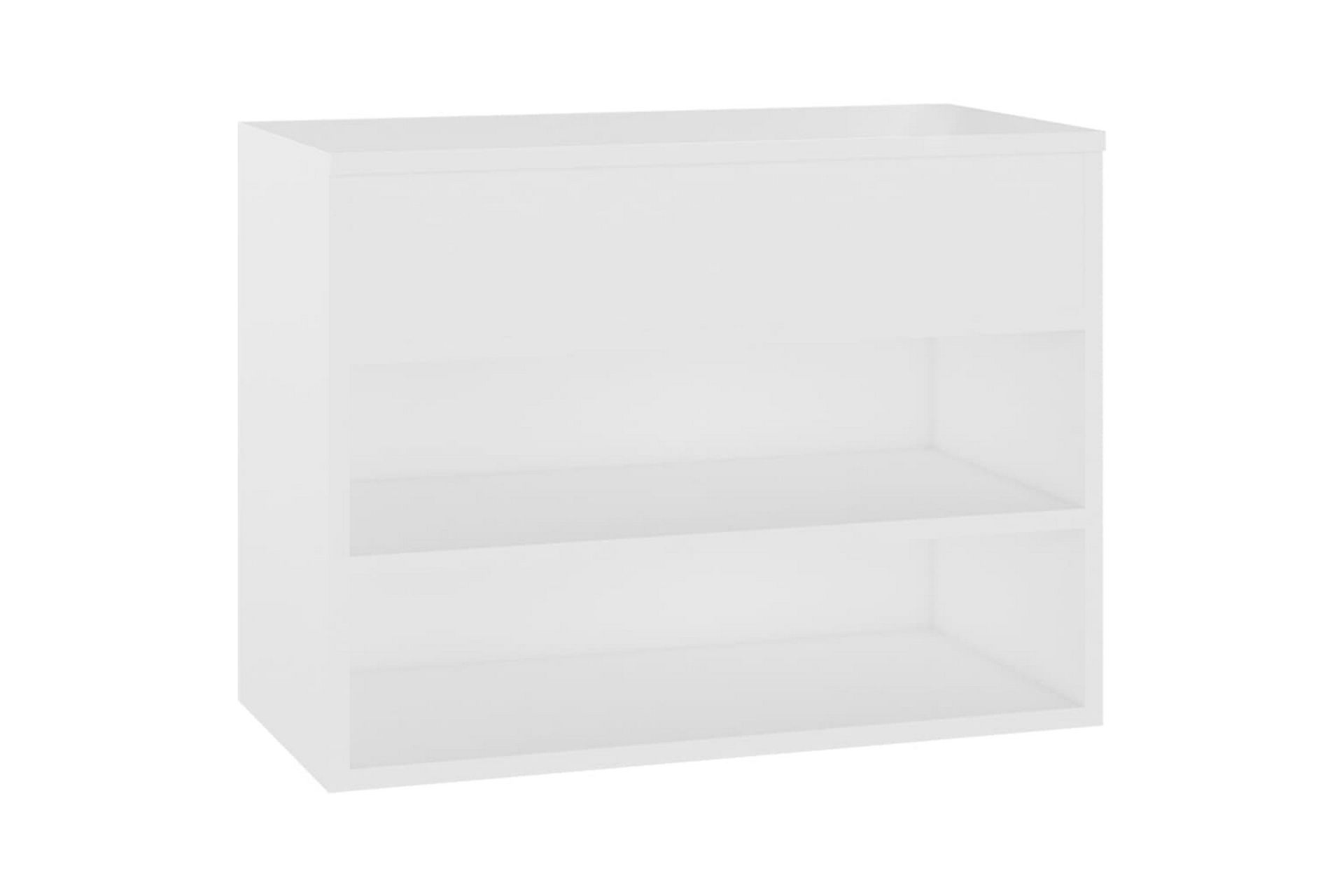 Skobenk hvit 60x30x45 cm sponplater - Hvit - Møbler - Stoler & lenestoler - Benk - Skohylle med benk