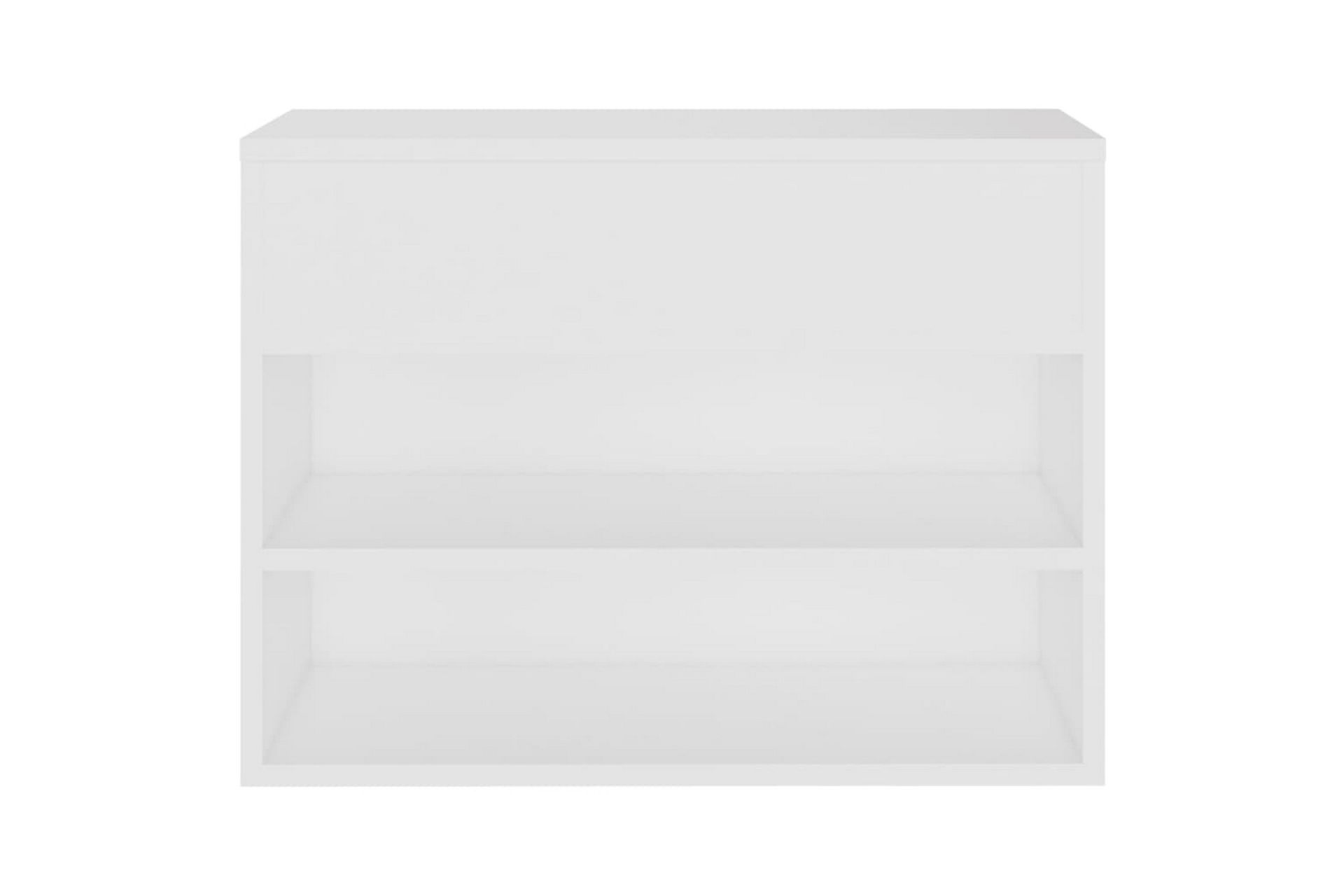 Skobenk hvit 60x30x45 cm sponplater - Hvit - Møbler - Stoler & lenestoler - Benk - Skohylle med benk