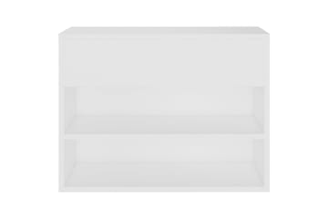 Skobenk hvit 60x30x45 cm sponplater - Hvit - Møbler - Stoler & lenestoler - Benk - Skohylle med benk