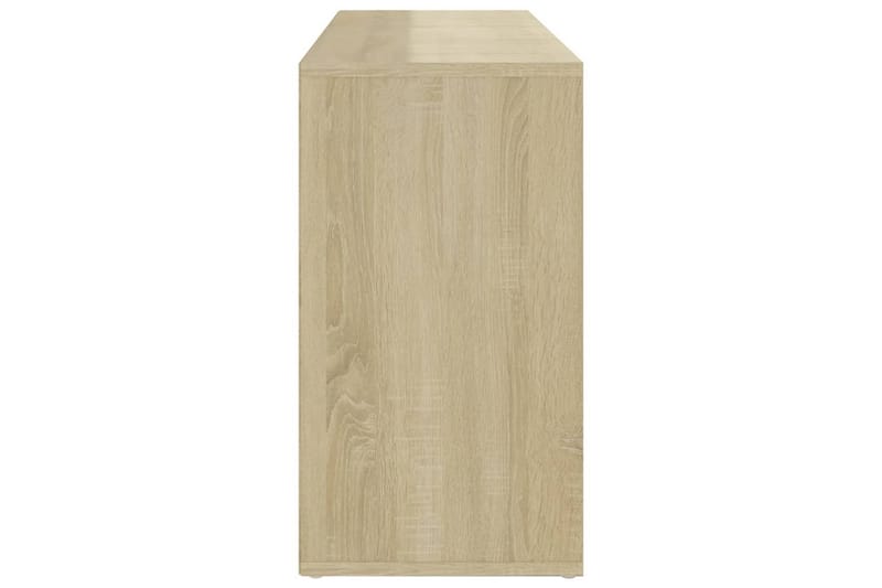 Skobenk sonoma eik 103x30x54,5 cm sponplater - Brun - Møbler - Stoler & lenestoler - Benk - Skohylle med benk