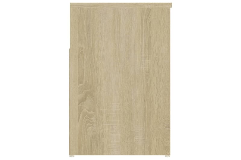 Skobenk sonoma eik 80x30x45 cm sponplater - Brun - Møbler - Stoler & lenestoler - Benk - Skohylle med benk
