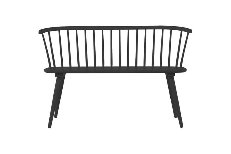 Sofabenk Bobby 120 cm i tre - Svart - Møbler - Stoler & lenestoler - Benk