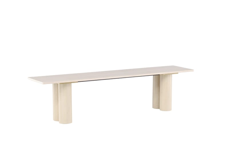 Spisebenk Olivia 40x180x45 cm Hvit - Hvit - Møbler - Stoler & lenestoler - Benk - Entrebenk