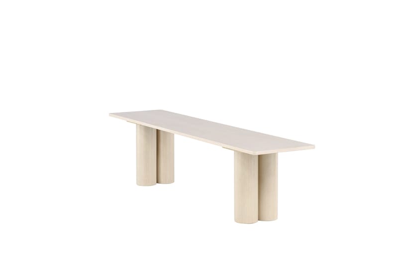 Spisebenk Olivia 40x180x45 cm Hvit - Hvit - Møbler - Stoler & lenestoler - Benk - Entrebenk