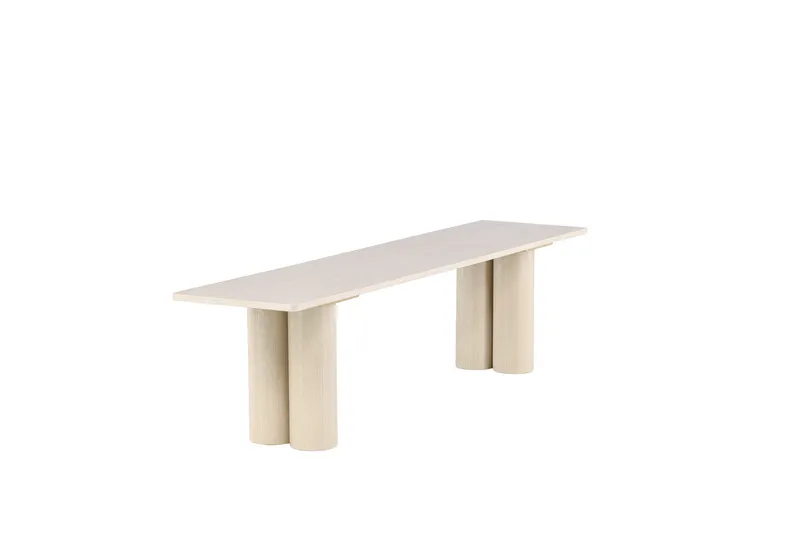 Spisebenk Olivia 40x180x45 cm Hvit - Hvit - Møbler - Stoler & lenestoler - Benk - Entrebenk