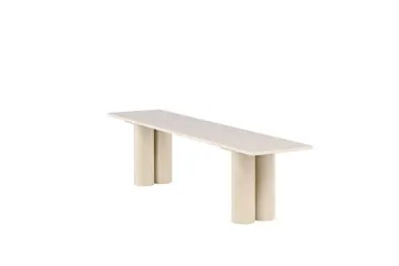 Spisebenk Olivia 40x180x45 cm Hvit - Hvit - Møbler - Stoler & lenestoler - Benk - Entrebenk
