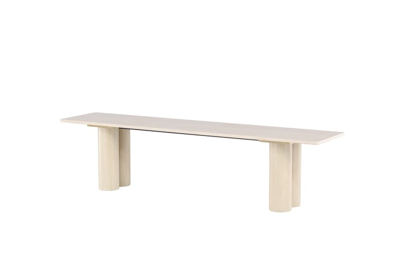 Spisebenk Olivia 40x180x45 cm Hvit - Hvit - Møbler - Stoler & lenestoler - Benk - Entrebenk