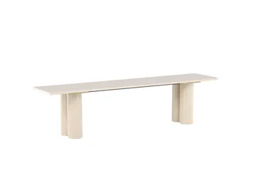 Spisebenk Olivia 40x180x45 cm Hvit - Hvit - Møbler - Stoler & lenestoler - Benk - Entrebenk