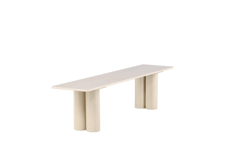 Spisebenk Olivia 40x180x45 cm Hvit - Hvit - Møbler - Stoler & lenestoler - Benk - Entrebenk