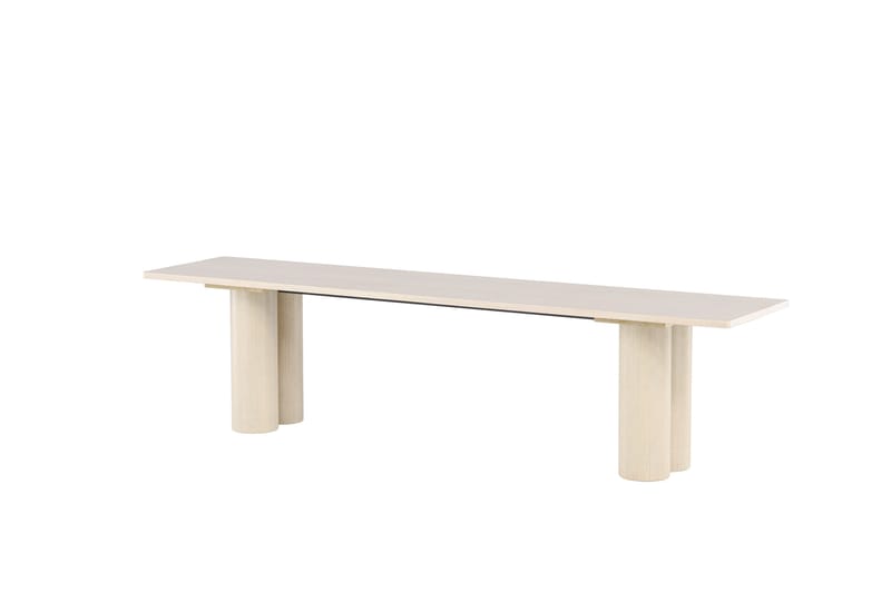 Spisebenk Olivia 40x180x45 cm Hvit - Hvit - Møbler - Stoler & lenestoler - Benk - Entrebenk