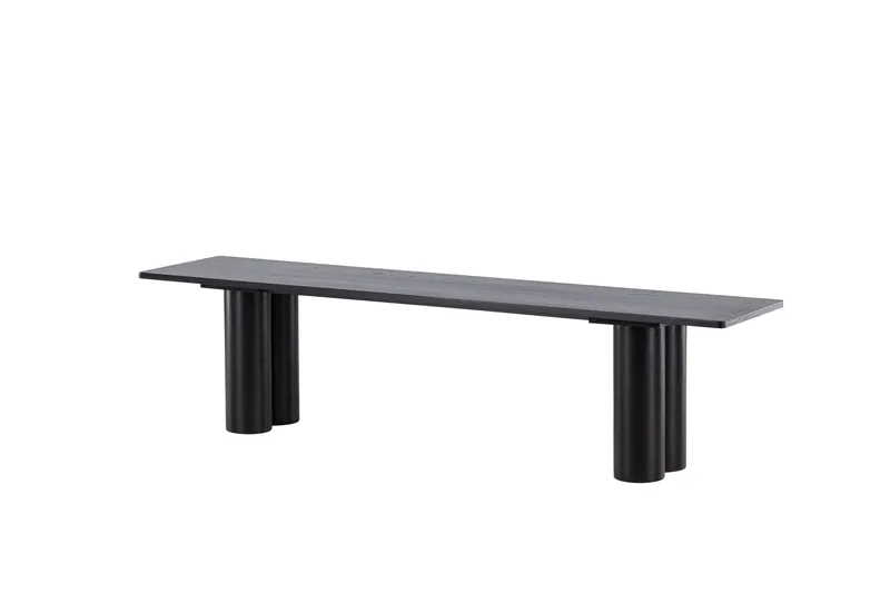 Spisebenk Olivia 40x180x45 cm Svart - Svart - Møbler - Stoler & lenestoler - Benk - Entrebenk