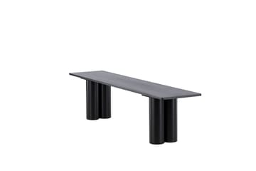 Spisebenk Olivia 40x180x45 cm Svart - Svart - Møbler - Stoler & lenestoler - Benk - Entrebenk