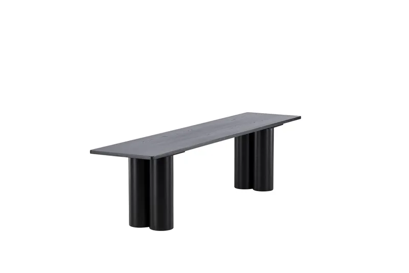 Spisebenk Olivia 40x180x45 cm Svart - Svart - Møbler - Stoler & lenestoler - Benk - Entrebenk