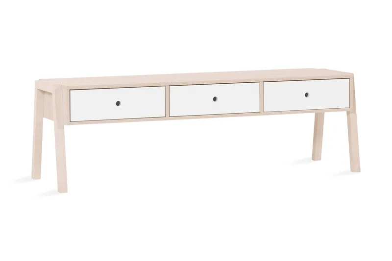 SPOT Benk med Oppbevaring Tre / Natur / Hvit, VOX