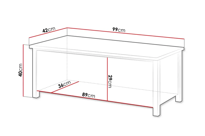 Storys Skobenk 99 cm - Hvit - Møbler - Stoler & lenestoler - Benk - Skohylle med benk