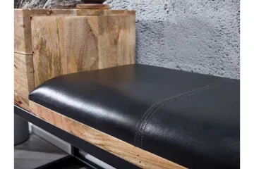 Tultered Sittebenk 100 cm - Brun - Møbler - Stoler & lenestoler - Benk - Entrebenk - Entrebenk med oppbevaring