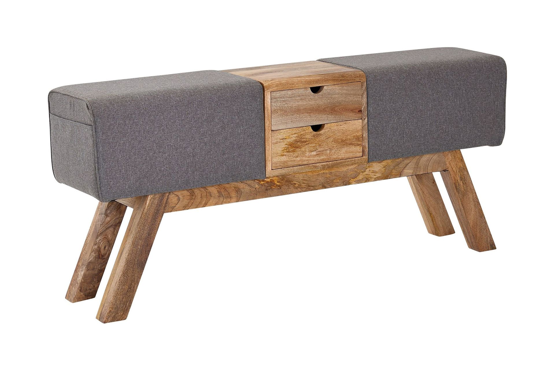 Tultered Sittebenk 120 cm - Brun - Møbler - Stoler & lenestoler - Benk - Entrebenk - Entrebenk med oppbevaring