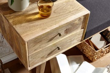 Tultered Sittebenk 120 cm - Brun - Møbler - Stoler & lenestoler - Benk - Entrebenk - Entrebenk med oppbevaring