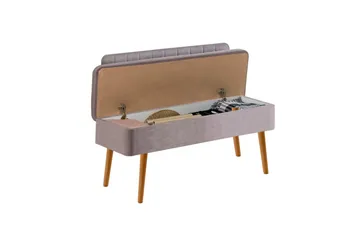 Valsot Benker 110 cm - Natur/Grå - Møbler - Stoler & lenestoler - Benk
