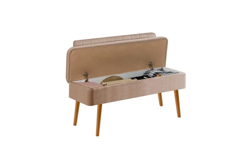 Valsot Benker 110 cm - Natur/Stein - Møbler - Stoler & lenestoler - Benk