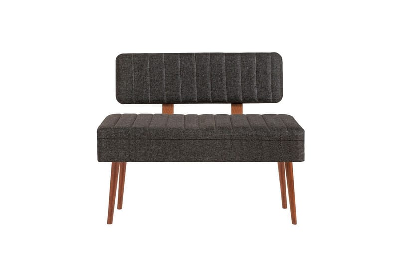 Valsot Benker 110 cm - Valnøtt/Antrasitt - Møbler - Stoler & lenestoler - Benk - Entrebenk