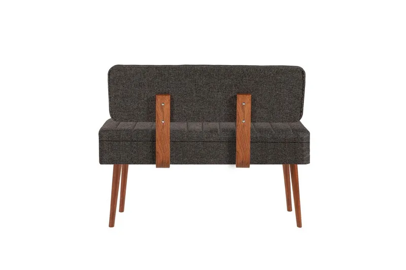 Valsot Benker 110 cm - Valnøtt/Antrasitt - Møbler - Stoler & lenestoler - Benk