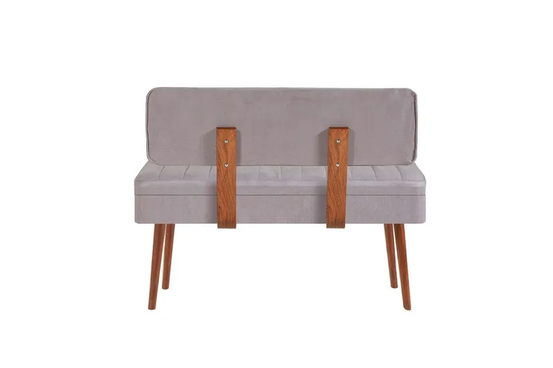 Valsot Benker 110 cm - Valnøtt/Grå - Møbler - Stoler & lenestoler - Benk