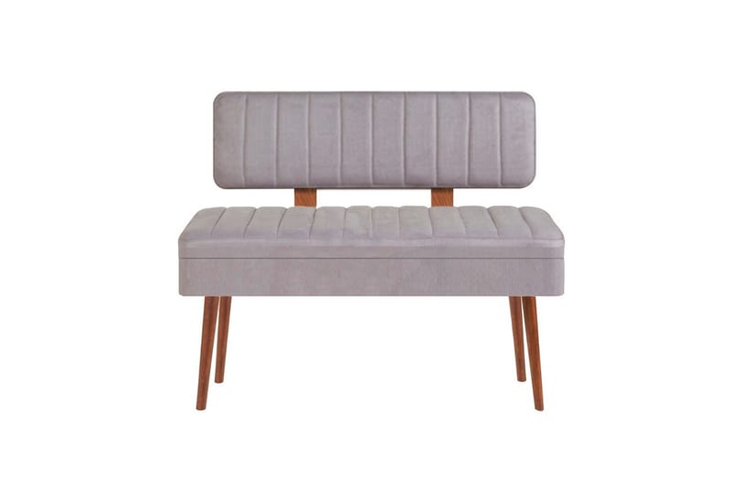 Valsot Benker 110 cm - Valnøtt/Grå - Møbler - Stoler & lenestoler - Benk - Entrebenk