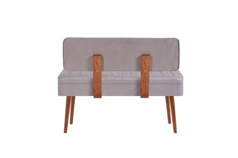 Valsot Benker 110 cm - Valnøtt/Grå - Møbler - Stoler & lenestoler - Benk - Entrebenk