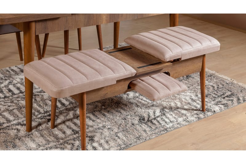 Valsot Sittebenk 110 cm - Brun - Møbler - Stoler & lenestoler - Benk - Entrebenk