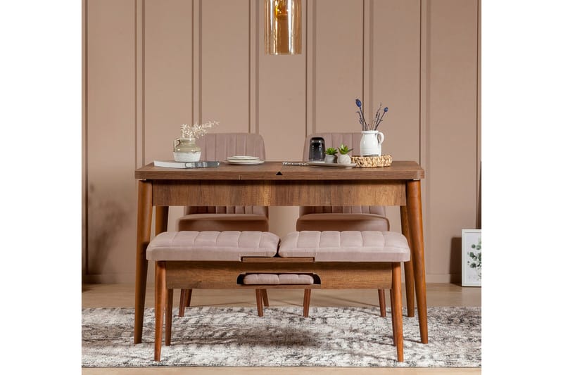 Valsot Sittebenk 110 cm - Brun - Møbler - Stoler & lenestoler - Benk - Entrebenk