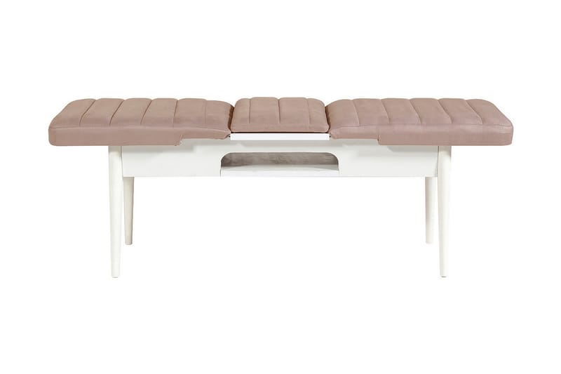 Valsot Sittebenk 110 cm - Hvit/Brun - Møbler - Stoler & lenestoler - Benk - Entrebenk