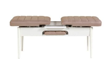 Valsot Sittebenk 110 cm - Hvit/Brun - Møbler - Stoler & lenestoler - Benk