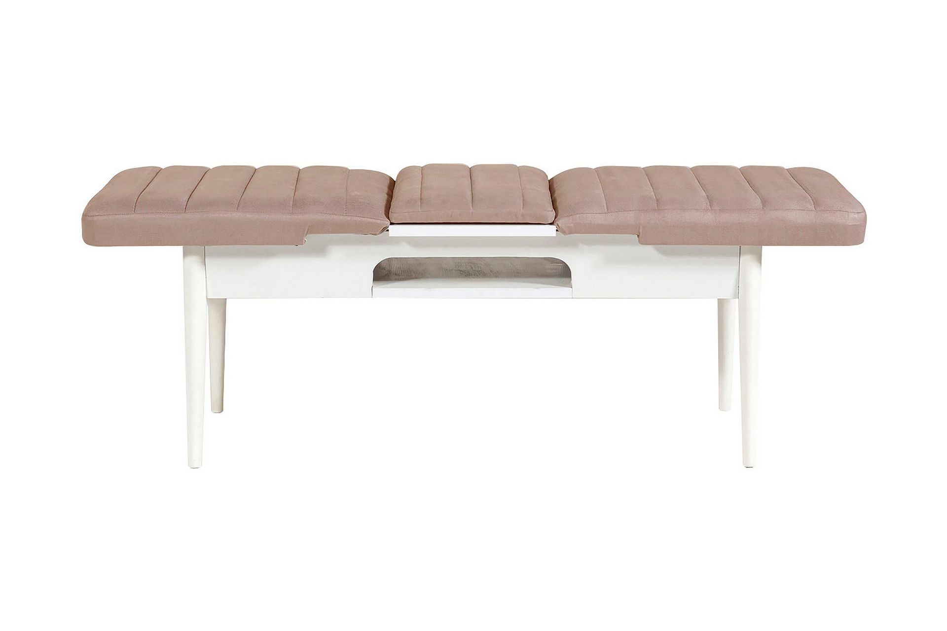 Valsot Sittebenk 110 cm - Hvit/Brun