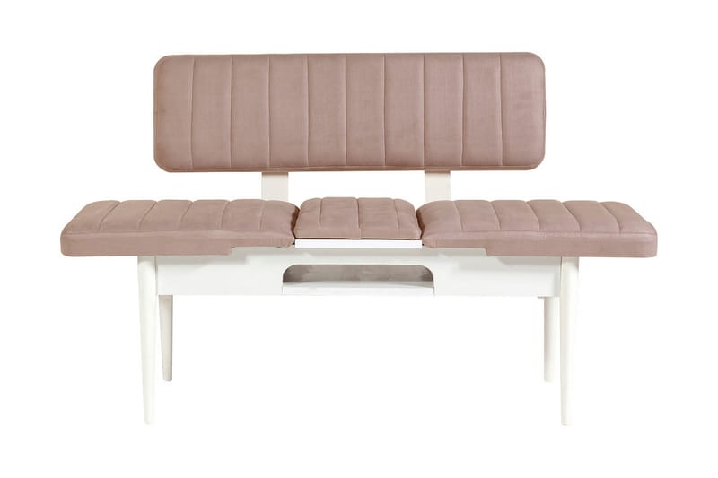 Valsot Sittebenk 110 cm, Hvit/Grå